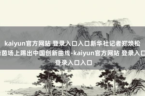 kaiyun官方网站 登录入口入口新华社记者郑焕松 摄绿茵场上踢出中国创新曲线-kaiyun官方网站 登录入口入口